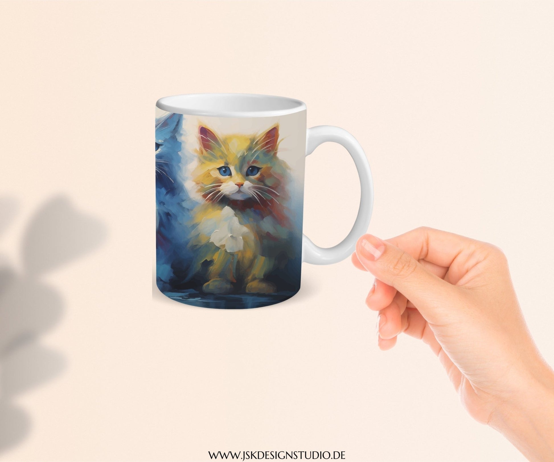 Katzen Druckmotiv Tassen Design für Sublimation - JSKDesignStudio.de